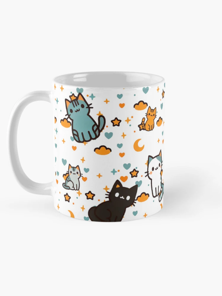 Thumbnail 5 of 6, Coffee Mug, Pattern cats designed and sold by Rudynhu.