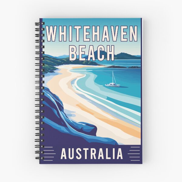 Item preview, Explore the Pristine Beauty of Whitehaven Beach in Australia - Travel Art designed and sold by turtlestart.