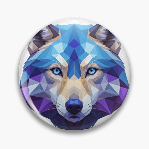Item preview, Geometric wolf  designed and sold by EDigitalStore.