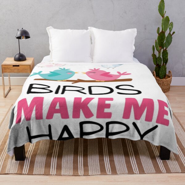 Item preview, Birds make me happy you, not so much designed and sold by EverydayTrendz.