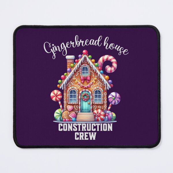 Item preview, gingerbread house construction crew designed and sold by InspireGlow.
