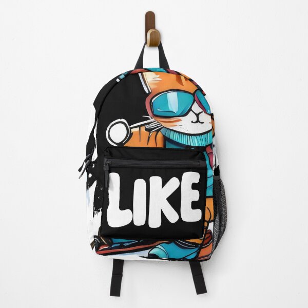 Item preview, Funny cat on skis - Skiing - Cat on the slopes - Winter sport designed and sold by Cherry-Cat.