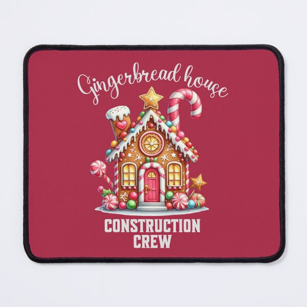 Item preview, gingerbread house construction crew designed and sold by InspireGlow.