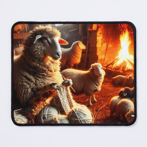 Item preview, Sheep that knits its own wool designed and sold by humultinitee.