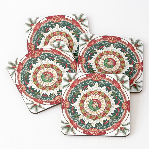 Item preview, Magical Christmas Mandala with Festive Details designed and sold by MandalasShops.