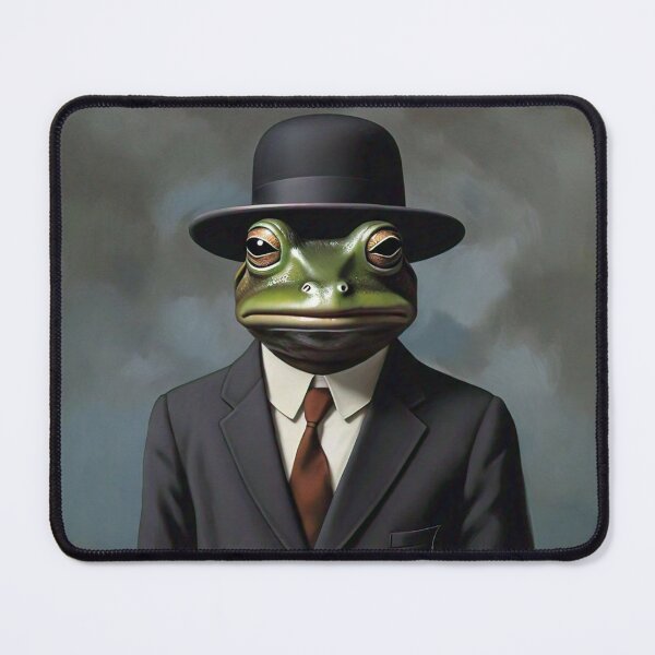 Item preview, Magritte-Inspired Frog Man designed and sold by vwcallais.