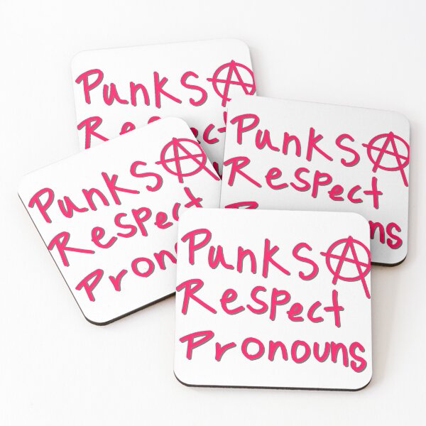 Item preview, Punks Respect Pronouns  designed and sold by st4rpiercer.photography.