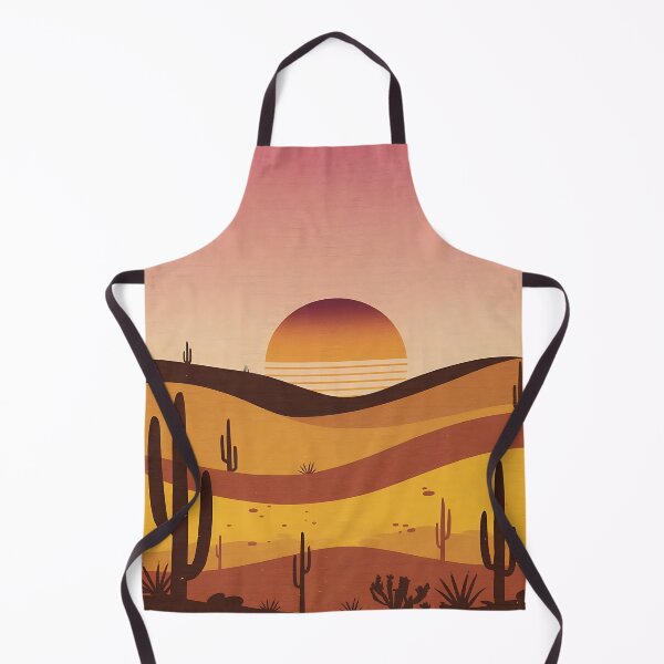 Item preview, Desert Sunset Minimalist Art – ’70s-Inspired Southwest Landscape designed and sold by PrintableByZaah.