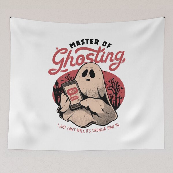 Item preview, Master of Ghosting - Funny Creepy Cute Sarcasm Dark Ghost Gift designed and sold by EduEly.