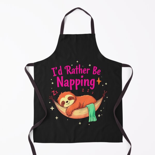 Item preview, I'd Rather Be Napping Cute Sloth Quote designed and sold by TheArtOfPat.
