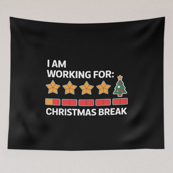 Item preview, I Am Working for Christmas Break Countdown designed and sold by love3617.