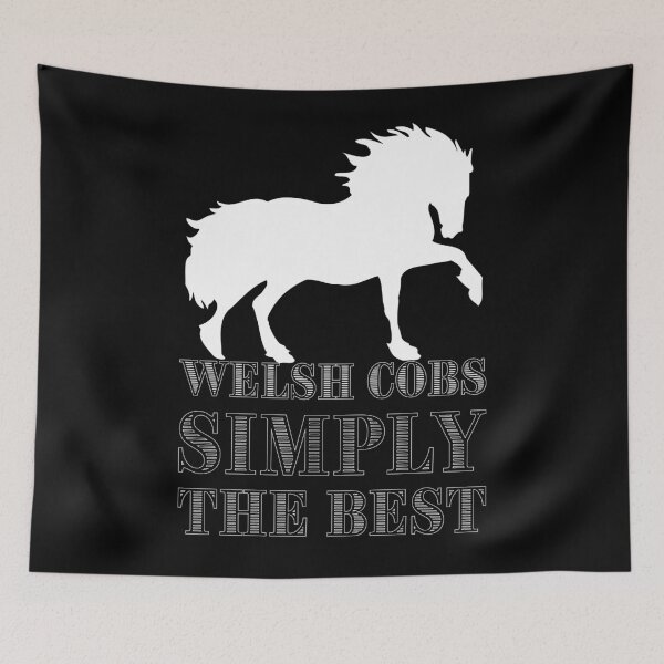Item preview, Welsh Cobs Simply the Best - Classic Horse Lover Design designed and sold by Ladyfyre.
