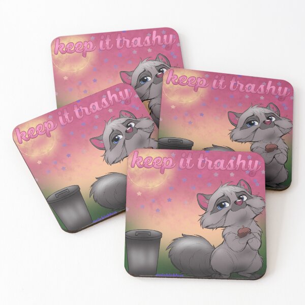 Item preview, Mr. Trashy Raccoon designed and sold by pinkinkbyq.