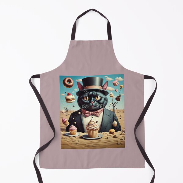 Item preview, Yet Another Dali-Inspired Dessert Desert Cat designed and sold by vwcallais.