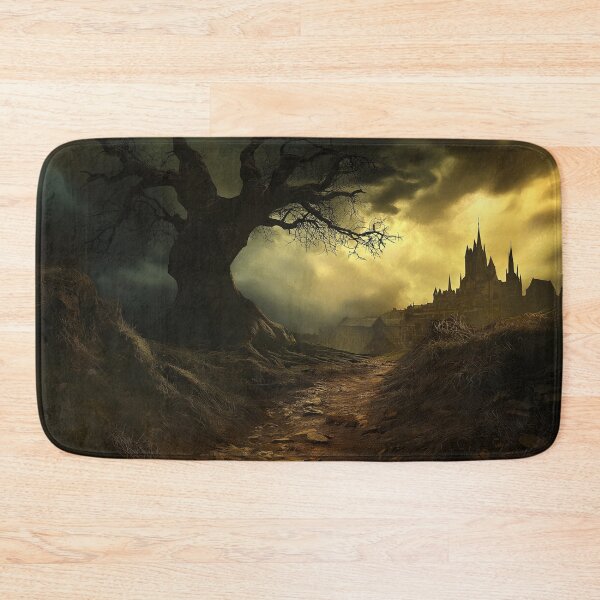 Item preview, Dark Fantasy Landscape: Creepy Castle, Haunted Mansion designed and sold by Fantasy Masterpiece.