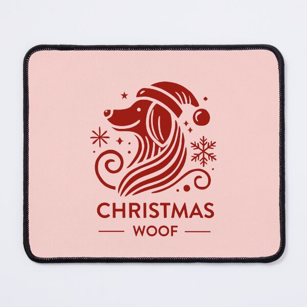 Item preview, Christmas Woof: Festive Dog Designs, Unique designed and sold by villacreativa.