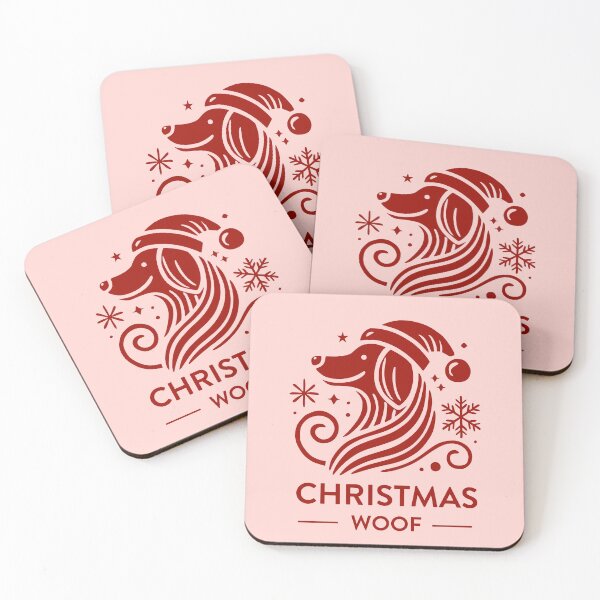 Item preview, Christmas Woof: Festive Dog Designs, Unique designed and sold by villacreativa.