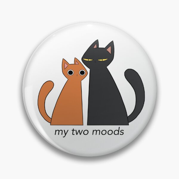 Item preview, Cats two moods designed and sold by Kycasro.