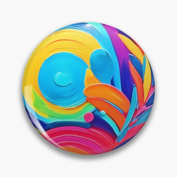 Item preview, Colorful Abstract Circles Painting designed and sold by Health And Fitness Posts e-Store.
