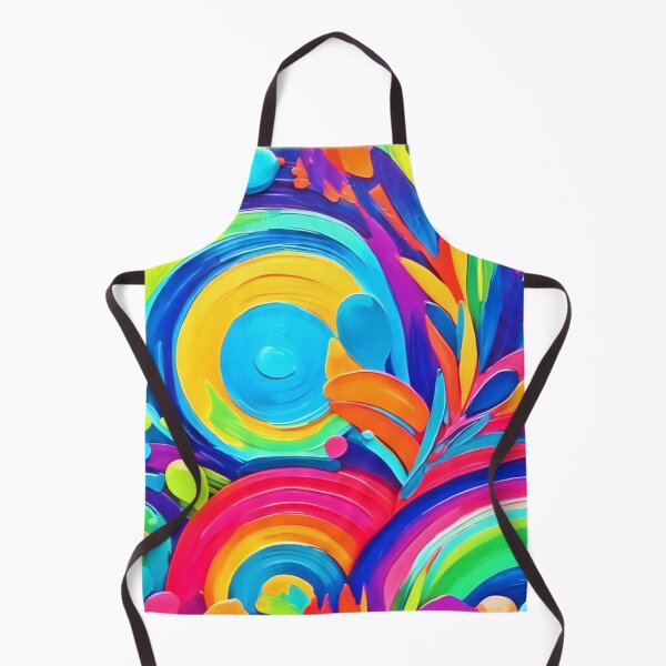 Item preview, Colorful Abstract Circles Painting designed and sold by Health And Fitness Posts e-Store.