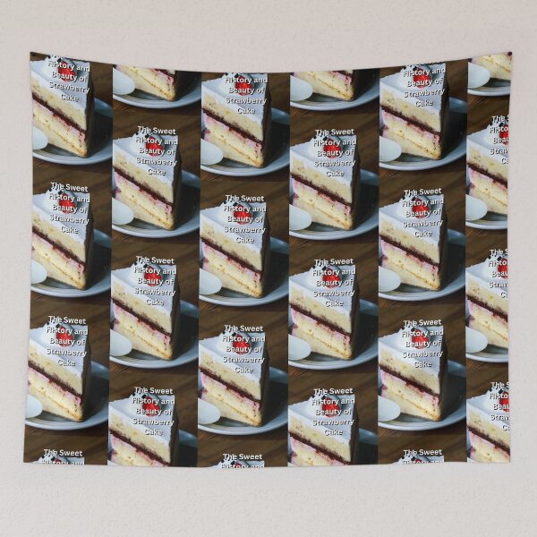 Item preview, Discover the sweet history and charm of strawberry cake!  designed and sold by CUTESTUFFnow.