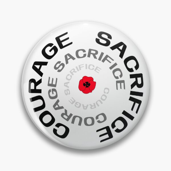 Item preview, Remembrance Day - Courage and Sacrifice - November 11 designed and sold by InspiredCreatives.