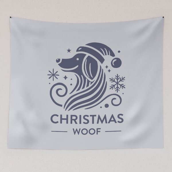 Item preview, Christmas Woof: Festive Dog Designs, Unique designed and sold by villacreativa.