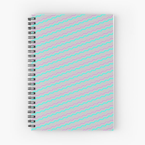 Item preview, Cool Colored Varying Wave Lines Parallel Wavy Strips designed and sold by EvergreenMotifs.