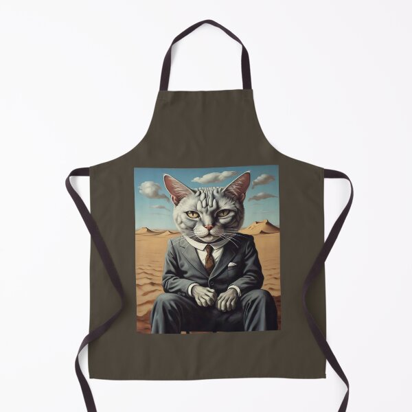 Item preview, Very Serious Dali-Inspired Tabby Cat designed and sold by vwcallais.
