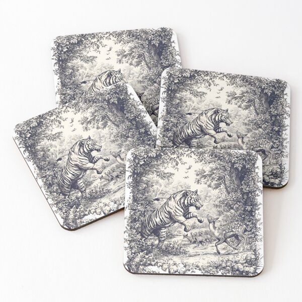 Item preview, Thrilling Hunting Moment: Tiger and Deer designed and sold by Designfordream.