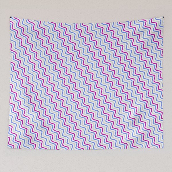 Item preview, Cool Varying Color Waves Flowing Colorful Waving Cascade designed and sold by EvergreenMotifs.