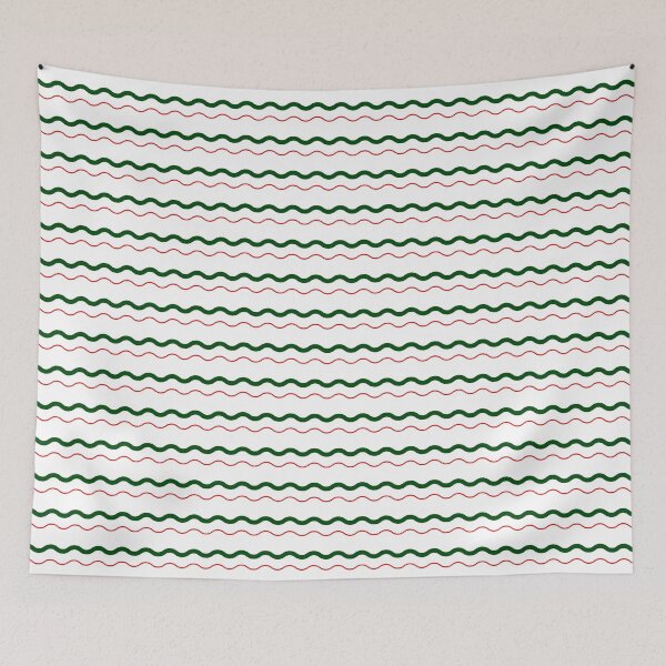 Item preview, Varying Color Waves Flowing Colorful Waving Happy Holiday designed and sold by EvergreenMotifs.