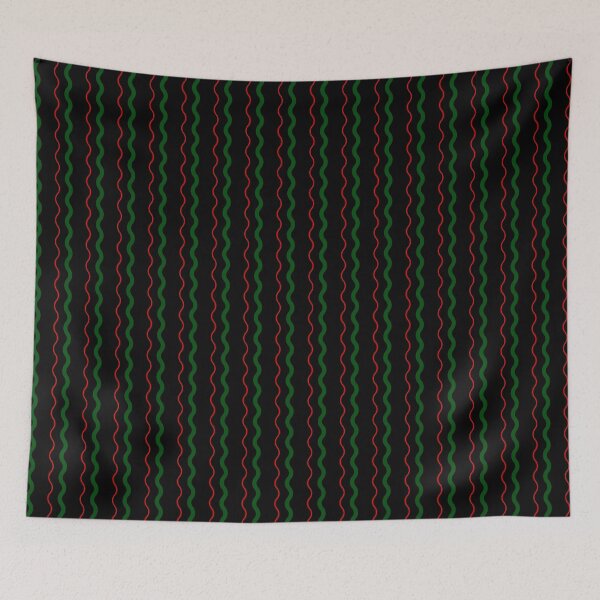 Item preview, Varying Color Waves Flowing Colorful Waving Happy Holiday designed and sold by EvergreenMotifs.