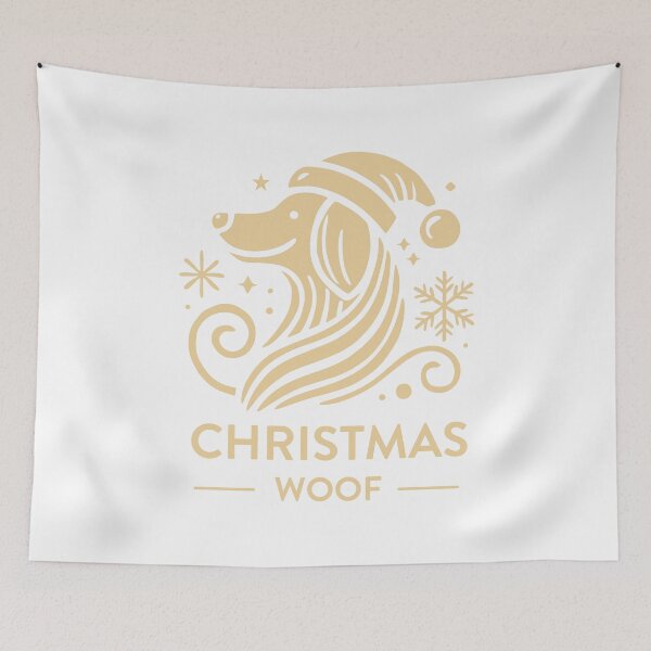 Item preview, Christmas Woof: Festive Dog Designs, Unique designed and sold by villacreativa.