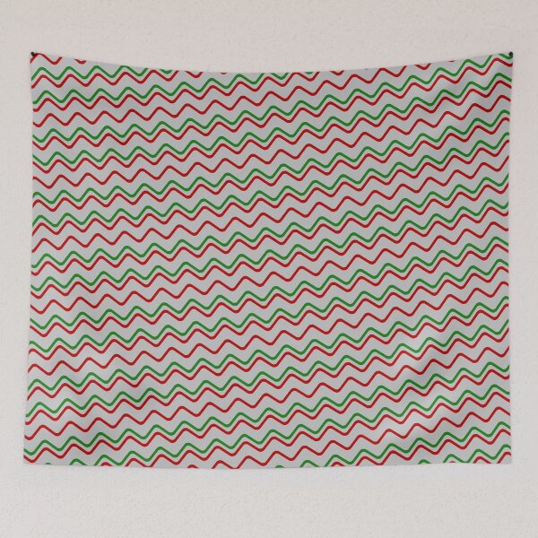 Item preview, Varying Color Waves Flowing Colorful Waving Happy Holiday designed and sold by EvergreenMotifs.