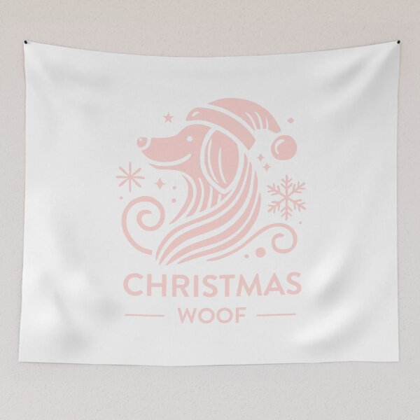 Item preview, Christmas Woof: Festive Dog Designs, Unique designed and sold by villacreativa.