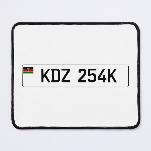 Item preview, Kenya license plate designed and sold by AirVenturi.