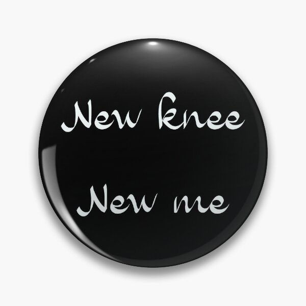 Item preview, New Knee New Me after Knee Surgery White Design designed and sold by SwanAndStone.