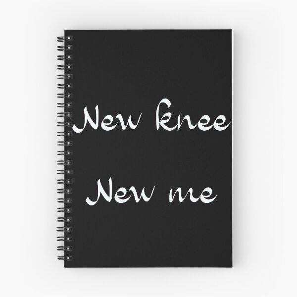 Item preview, New Knee New Me after Knee Surgery White Design designed and sold by SwanAndStone.