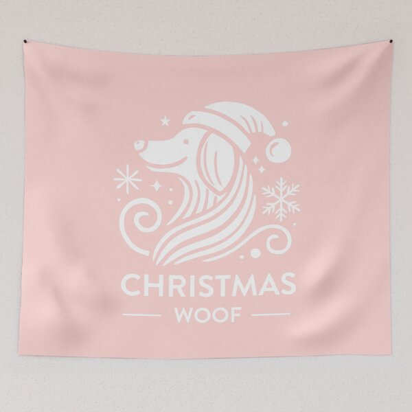 Item preview, Christmas Woof: Festive Dog Designs, Unique designed and sold by villacreativa.