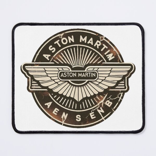 Item preview, Vintage Retro Aston martin Badge Weather Worn Vector Art designed and sold by neildoch.