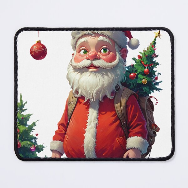Item preview, Ready to Jingle? - Santa in a Festive Winter Scene designed and sold by OlenaShynkarenk.