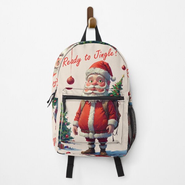 Item preview, Ready to Jingle? - Santa in a Festive Winter Scene designed and sold by OlenaShynkarenk.