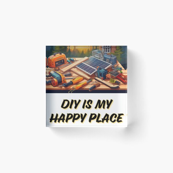 Item preview, DIY Is My Happy Place designed and sold by OneLove Shop.