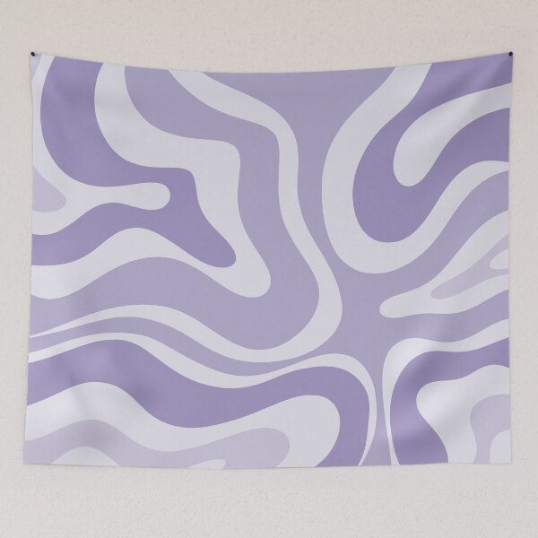 Item preview, Liquid Swirl Abstract Pattern in Muted Lavender Light Purple designed and sold by kierkegaard.