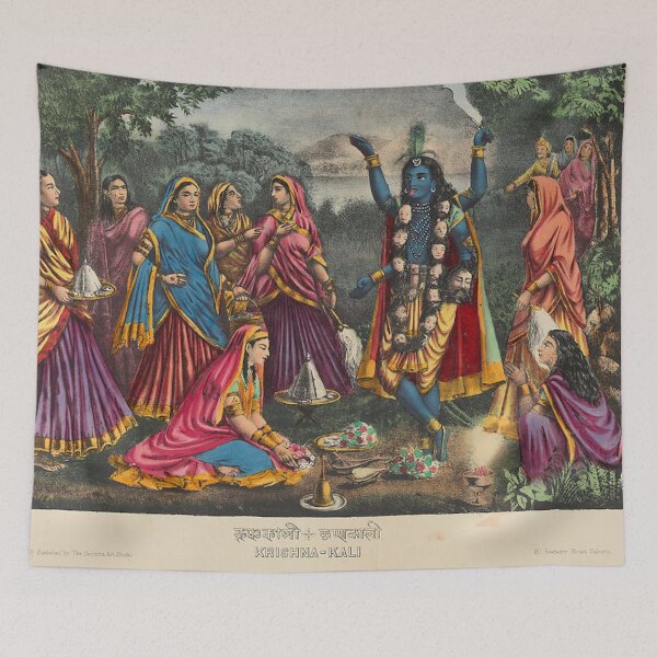 Item preview, Krishna-Kali: A Curious Instance of Krishna in the Guise of Kali designed and sold by AnimaliaStar.