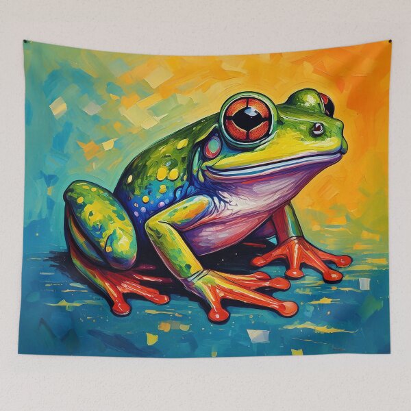 Aperçu de l'œuvre Grenouille créée et vendue par ArtFactoryAI.