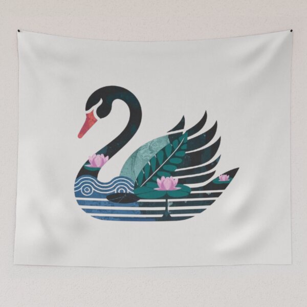 Item preview, black swan designed and sold by 123ks.