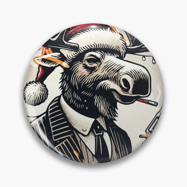 Item preview, christmas moose designed and sold by PixelStyleShop.