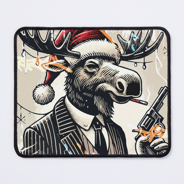 Item preview, christmas moose designed and sold by PixelStyleShop.